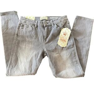 Vizio Women's Stretch Skinny Fit Denim Jeans High Rise Gray Size 5 NWT